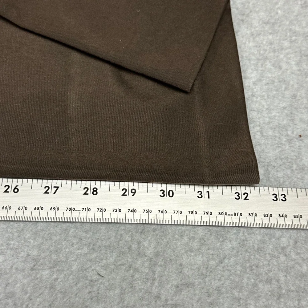 Ann‎ Taylor Curvy Fit Trousers Brown Straight Leg Work Pants Size 6